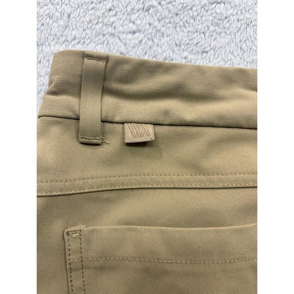 VRST Men's Slim Fit Performance Pants W35 L32 Tan Stretch Golf Athleisure - Picture 3 of 5